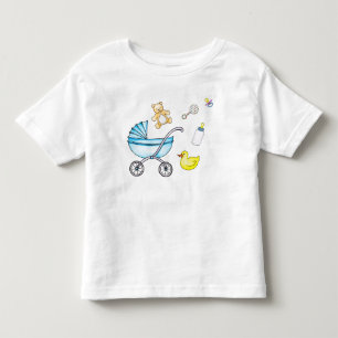 Cute baby shower patroon kinder shirts