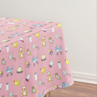 Cute baby shower patroon tafelkleed