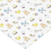 Cute baby shower patroon tafelkleed (Gekanteld)
