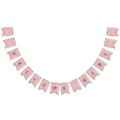 Cute baby shower patroon vlaggetjes (Alle)