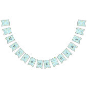 Cute baby shower patroon vlaggetjes (Alle)