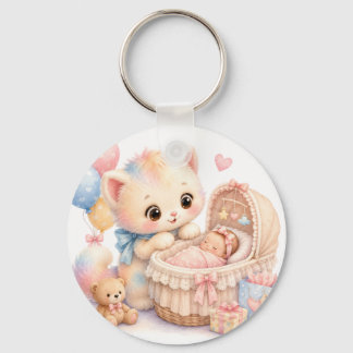 Cute Baby Shower Sleutelhanger | Tumble Waterverf