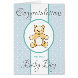 Cute  baby shower teddy