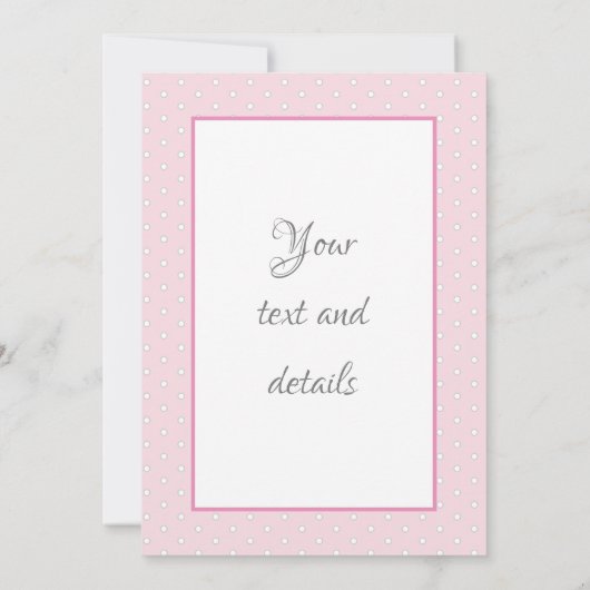 Cute baby shower teddy kaart (Achterkant)