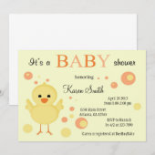 Cute Baby Shower-uitnodigingen - Kies voor Kaart (Voorkant / Achterkant)
