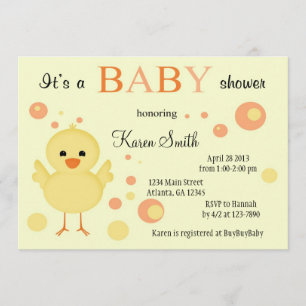 Cute Baby Shower-uitnodigingen - Kies voor Kaart