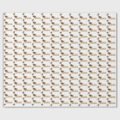 Cute Baby shower Wrapping Paper Cadeaupapier (Vlak)