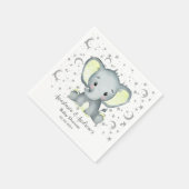 Cute Baby shower Yellow Elephant Napkins Servet (Hoek)