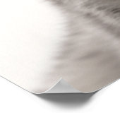 Cute Baby Siberian White Tiger Portret | 1:1 Poster (Hoek)