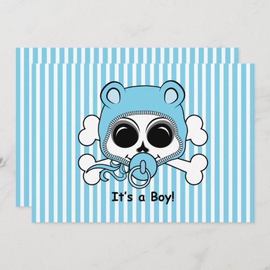 Cute Baby Skull (Voorkant / Achterkant)