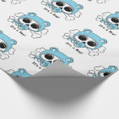 Cute Baby Skull Cadeaupapier (Hoek)