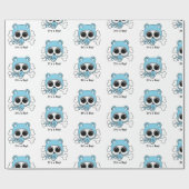 Cute Baby Skull Cadeaupapier (Vlak)