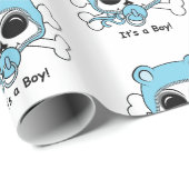 Cute Baby Skull Cadeaupapier (Rol Hoek)