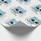 Cute Baby Skull Cadeaupapier (Hoek)
