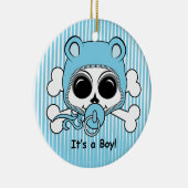 Cute Baby Skull Keramisch Ornament (Rechts)
