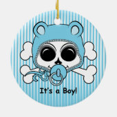 Cute Baby Skull Keramisch Ornament (Achterkant)