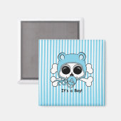 Cute Baby Skull Magneet (Voorkant / Achterkant)