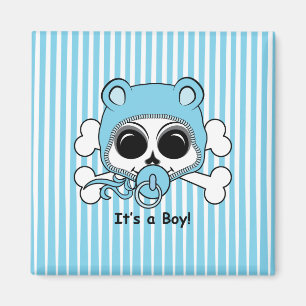 Cute Baby Skull Magneet