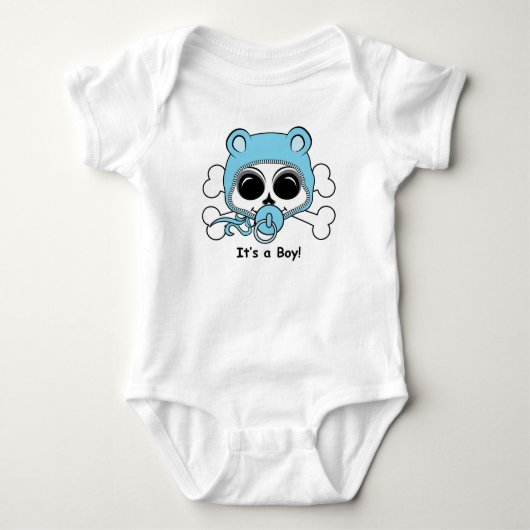 Cute Baby Skull Romper (Voorkant)