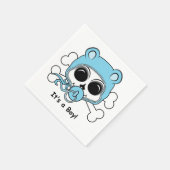 Cute Baby Skull Servet (Hoek)