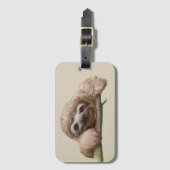 Cute Baby sloth Bagagelabel (Voorkant (verticaal))