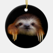 Cute Baby Sloth Hanging Ornament (Voorkant)