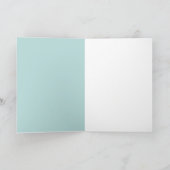 Cute Baby Sloth in Teacup Birthday Card Kaart (Binnen)