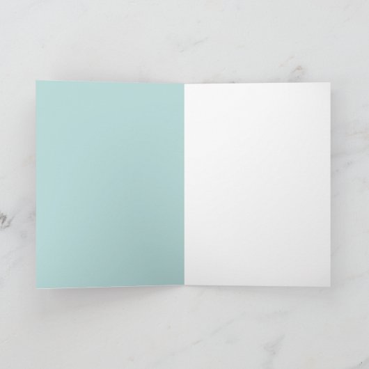 Cute Baby Sloth in Teacup Birthday Card Kaart (Binnen)