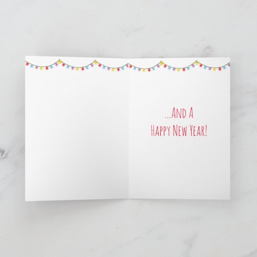 Cute baby sloth-kerstkaart kaart (Binnen)