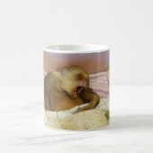 Cute Baby Sloth Yawns-I wil koffie Koffiemok (Center)