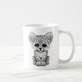 Cute Baby Snow Leopard Cub Koffiemok