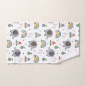 Cute Baby Speelgoed Pattern Bad Handdoek (Handdoek)