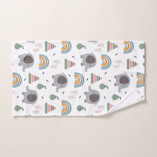 Cute Baby Speelgoed Pattern Bad Handdoek (Handdoek)