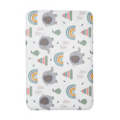 Cute Baby Speelgoed Pattern Badmat (Voorkant Verticaal)