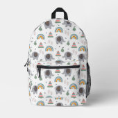 Cute Baby Speelgoed Pattern Bedrukte Rugzak (Voorkant)