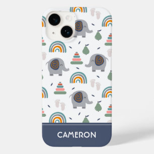 Cute Baby Speelgoed Pattern Case-Mate iPhone 14 Hoesje