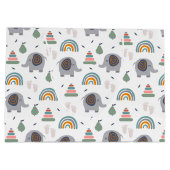 Cute Baby Speelgoed Pattern Groot Cadeauzakje (Achterkant)