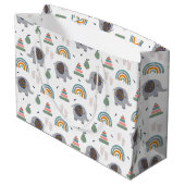 Cute Baby Speelgoed Pattern Groot Cadeauzakje (Achterkant Gekanteld)