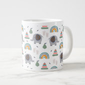 Cute Baby Speelgoed Pattern Grote Koffiekop (Voorkant rechts)