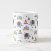 Cute Baby Speelgoed Pattern Grote Koffiekop (Voorkant)