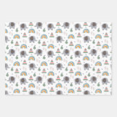 Cute Baby Speelgoed Pattern Inpakpapier Vel (Voorkant)