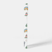 Cute Baby Speelgoed Pattern iPhone Hoesje (Rechterkant)