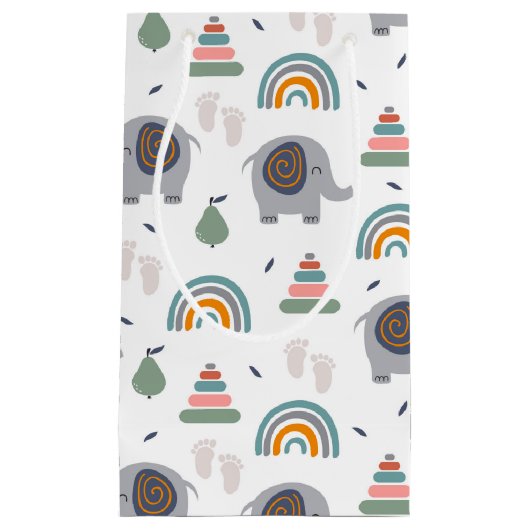 Cute Baby Speelgoed Pattern Klein Cadeauzakje (Voorkant)