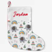 Cute Baby Speelgoed Pattern Kleine Kerstsok (Voorkant)
