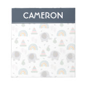 Cute Baby Speelgoed Pattern Notitieblok (Voorkant)