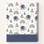 Cute Baby Speelgoed Pattern Notitieboek (Achterkant)