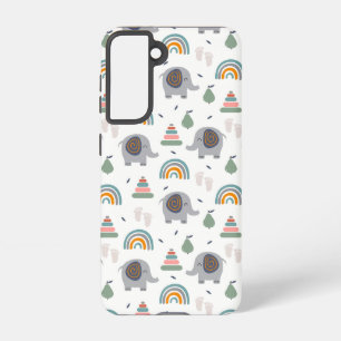 Cute Baby Speelgoed Pattern Samsung Galaxy Hoesje