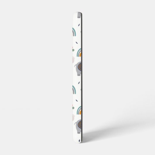 Cute Baby Speelgoed Pattern Samsung Galaxy Hoesje (Linkerkant)