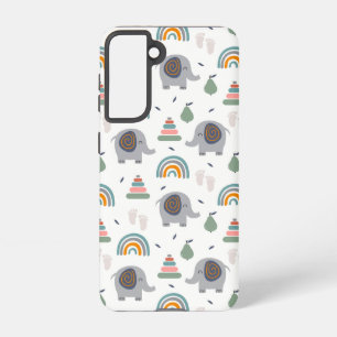 Cute Baby Speelgoed Pattern Samsung Galaxy Hoesje