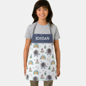 Cute Baby Speelgoed Pattern Schort (Insitu)